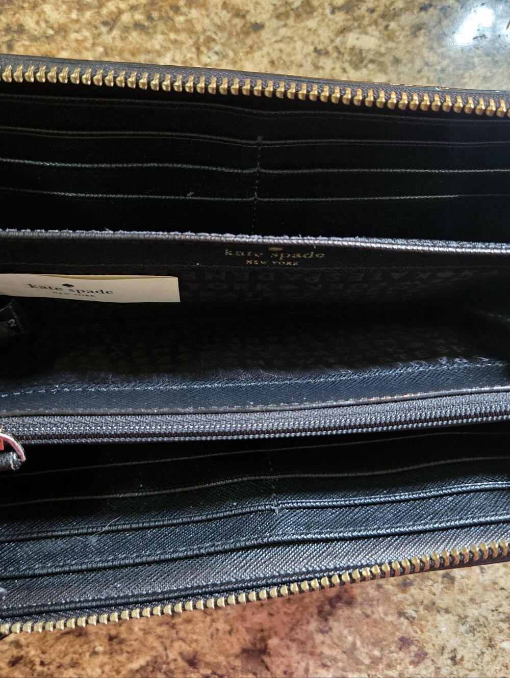 Kate Spade Jazz Things Up Cat Wallet - Picture 3 of 3